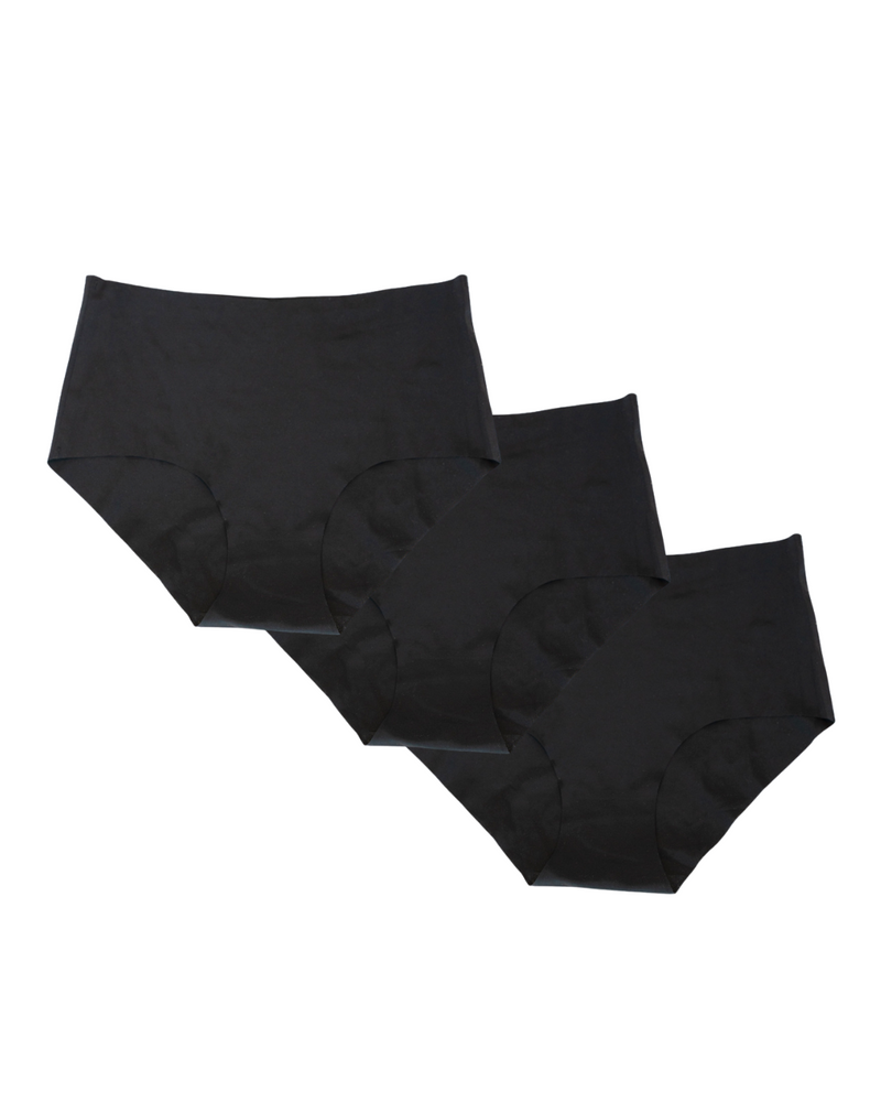 3-pack Seamless Comfort Panty Black